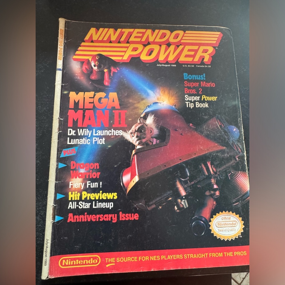 Nintendo power volume 07 - Mega Man II, missing poster